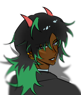 shaded bust